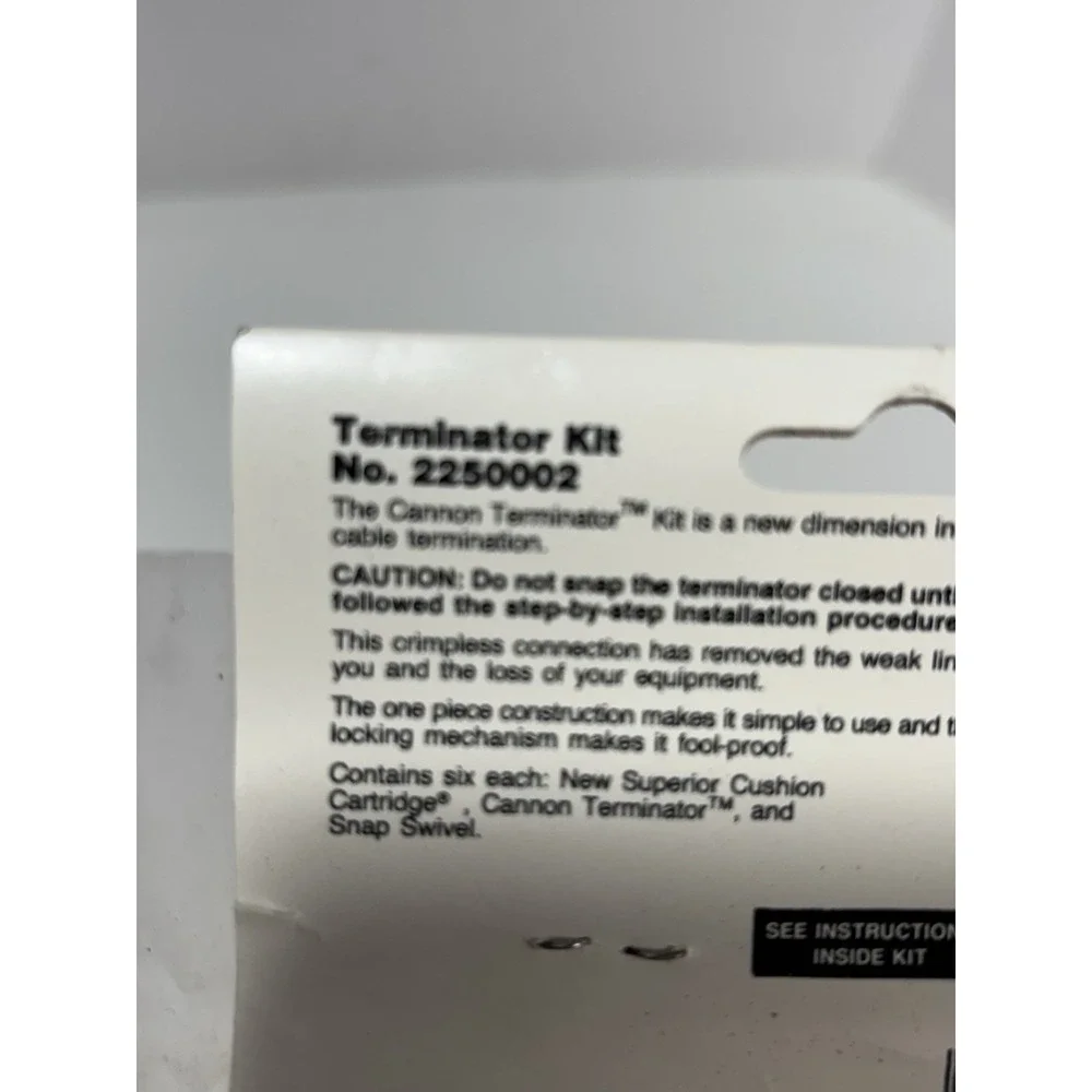 Cannon‎ Terminator Kit 18 Pieces Total Durable And Reliable Line Terminators